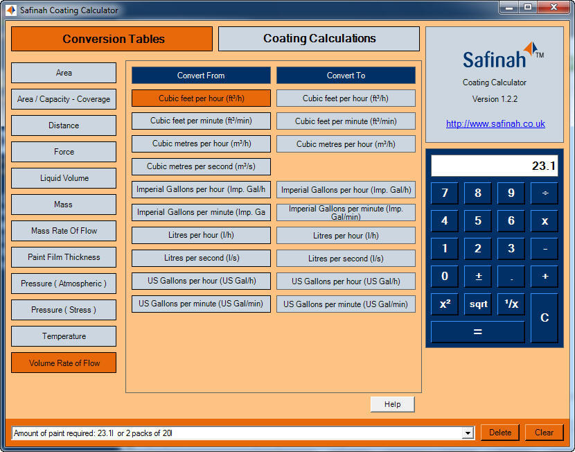 Coating Calculator latest version Get best Windows software