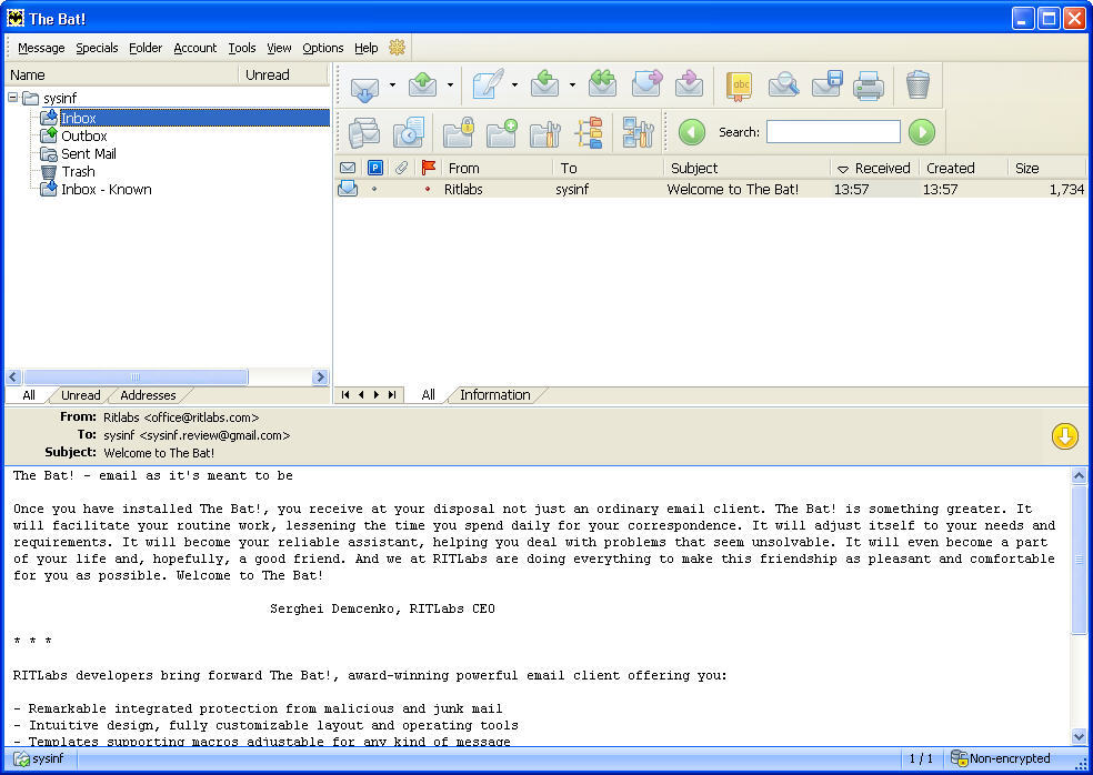 The Bat! - Screenshot #18