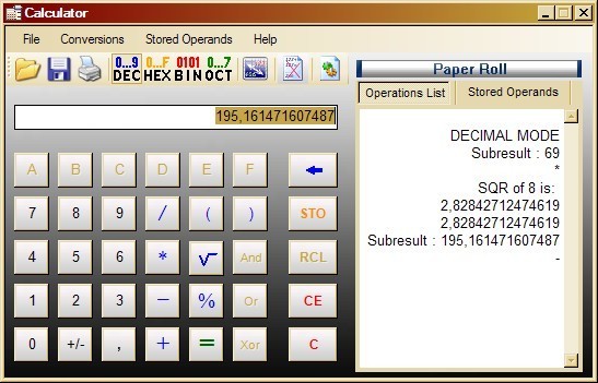 Calculator With Paper Roll - Screenshot #5