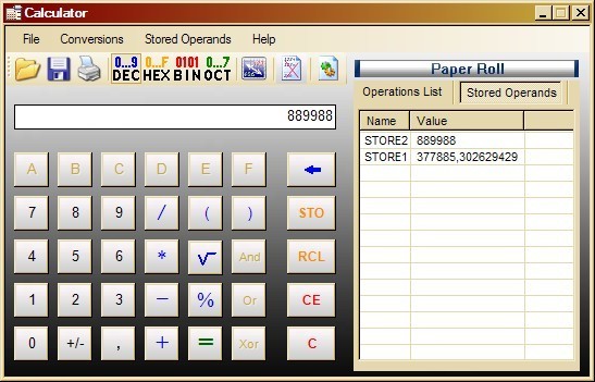 Calculator With Paper Roll - Screenshot #3