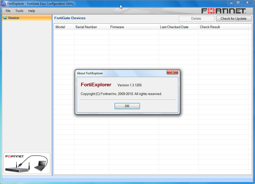 fortiexplorer windows 10 download