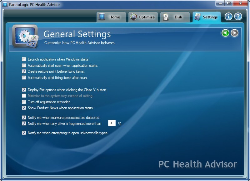 ParetoLogic PC Health Advisor - Screenshot #9