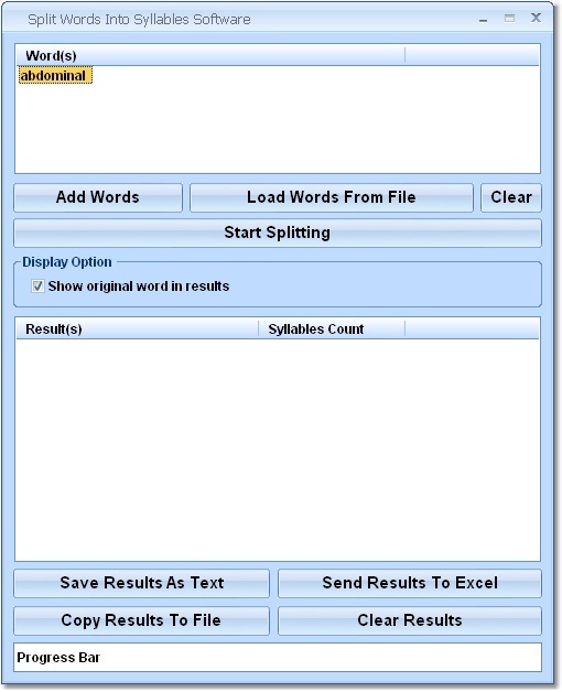 Split Words Into Syllables Software download for free - SoftDeluxe