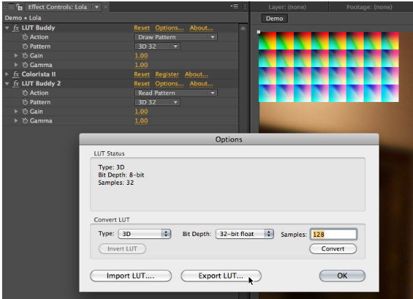 Magic Bullet LUT Buddy 32-bit - Screenshot #1