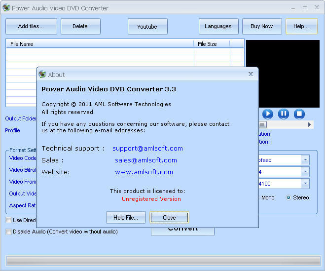 Power Audio Video DVD Converter - Screenshot #5