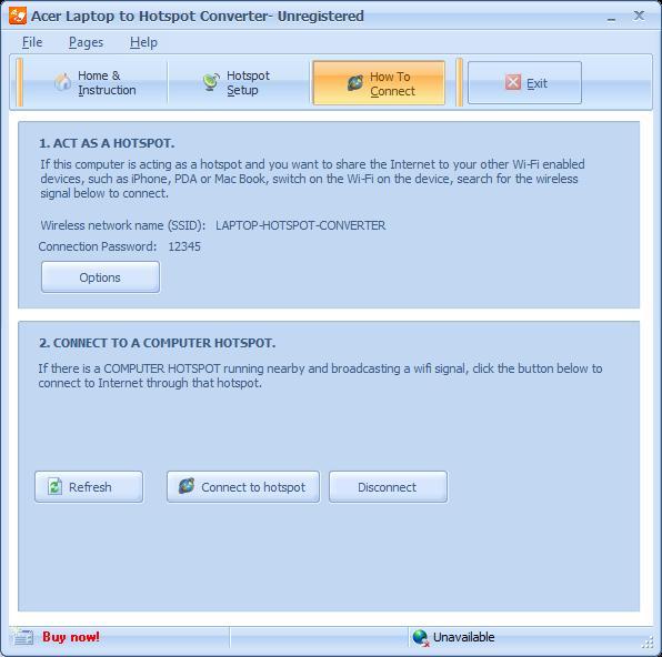 Acer Laptop to Hotspot Converter download for free SoftDeluxe