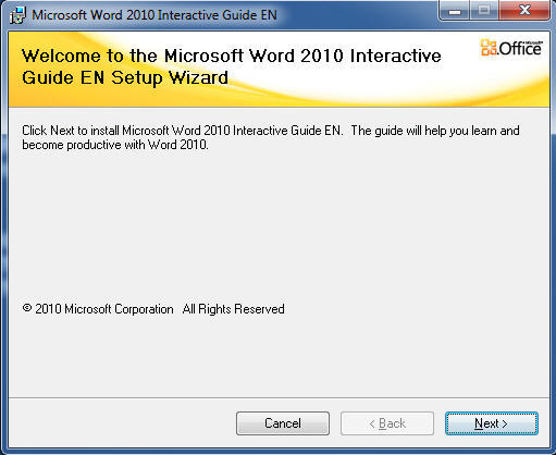Microsoft Word 2010 Interactive Guide EN - Screenshot #2