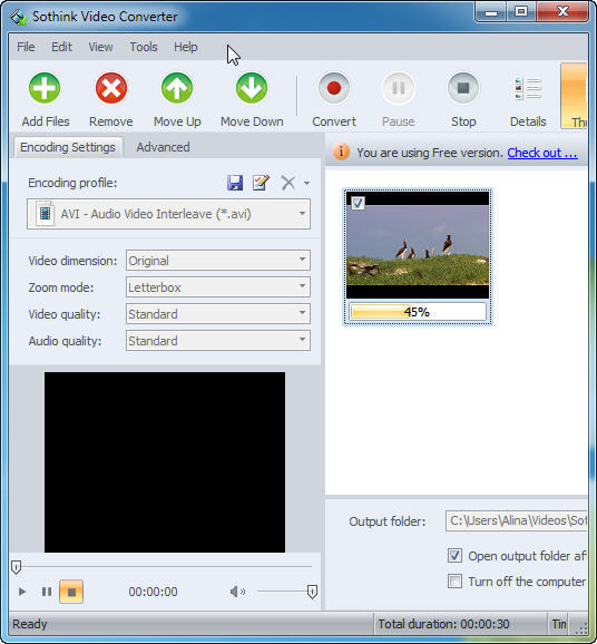 Sothink Video Converter - Screenshot #4