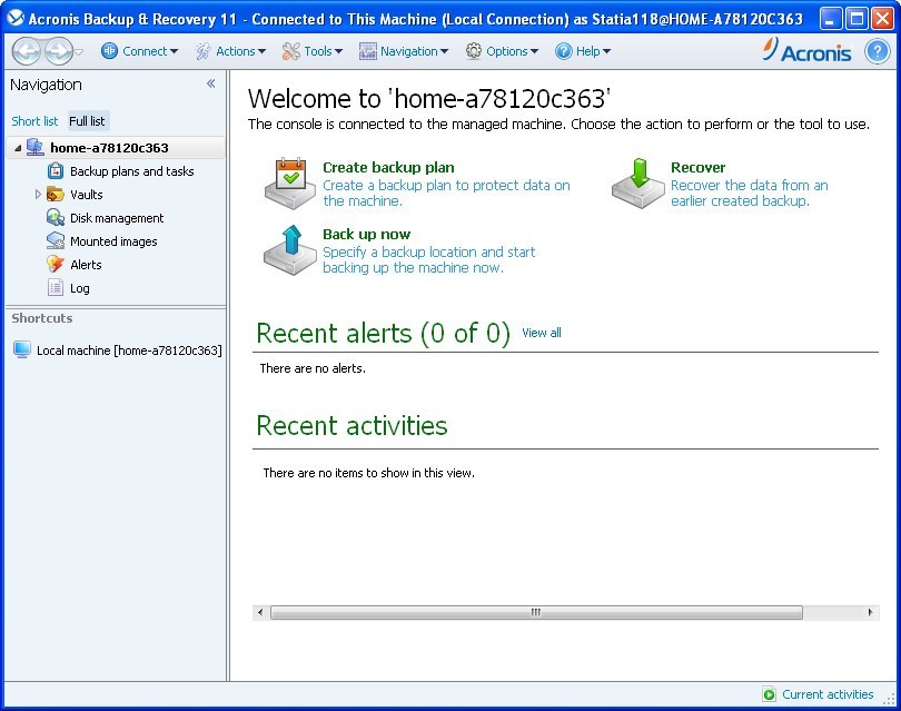 Acronis Backup & Recovery - Screenshot #11