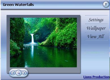 Green Waterfalls Screensaver - Screenshot #3