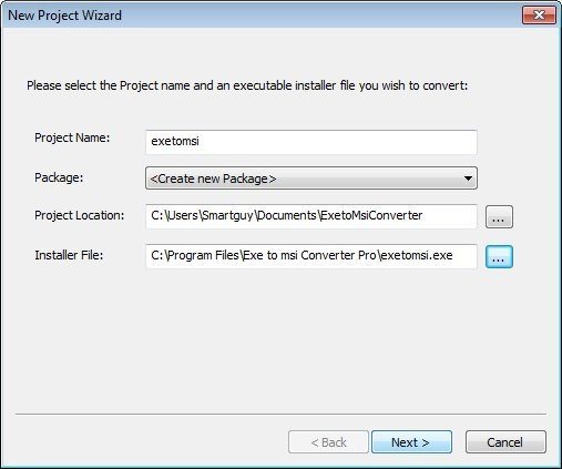 Exe to msi Converter Pro - Screenshot #6