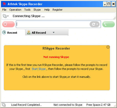 Athtek Skype Recorder - Screenshot #24