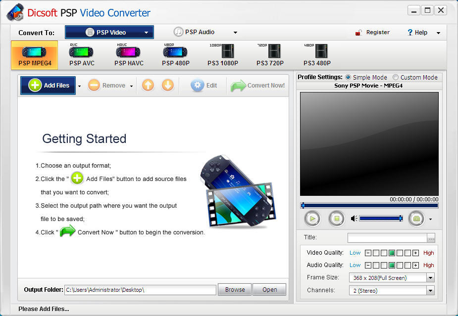 DicSoft PSP Video Converter download for free SoftDeluxe