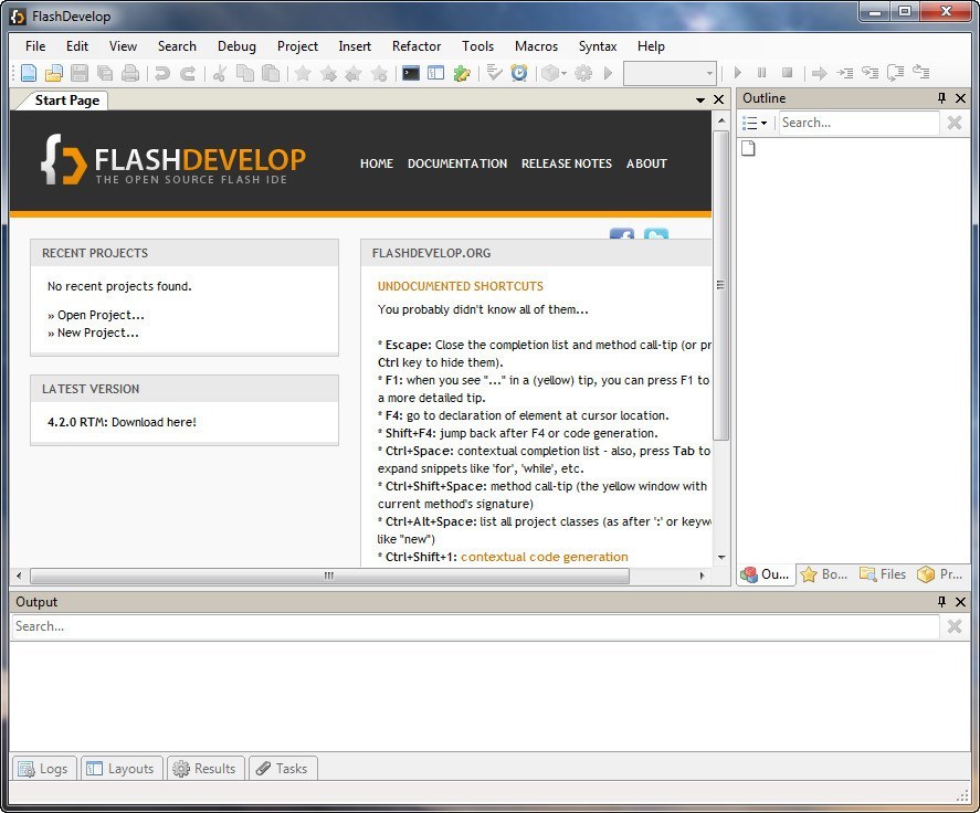 FlashDevelop latest version - Get best Windows software
