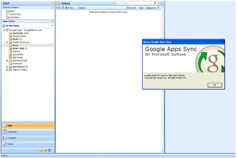 google workspace sync for microsoft outlook download