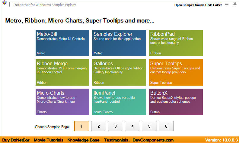 DotNetBar for Windows Forms latest version - Get best Windows software