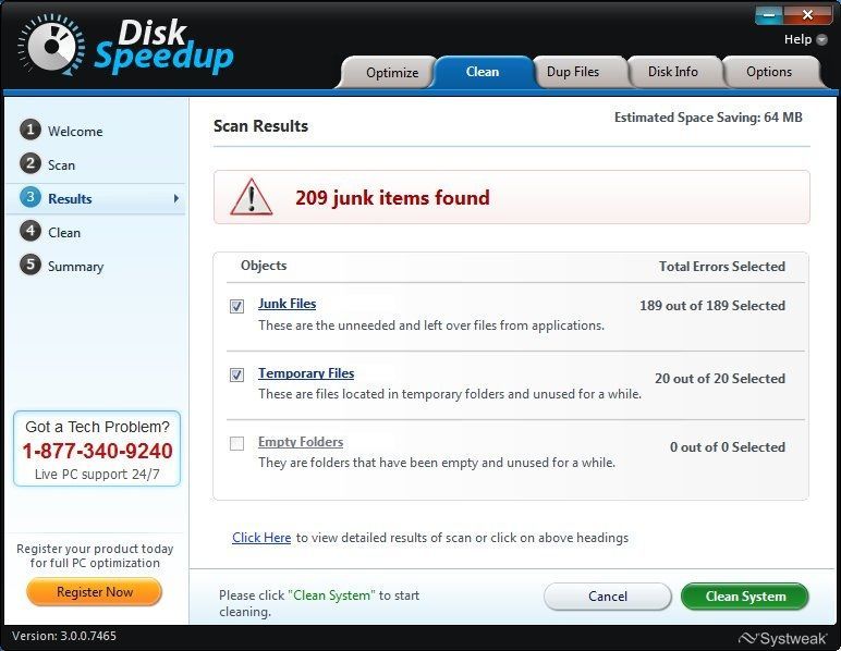 Systweak Disk Speedup 3.4.1.18261 download the new version