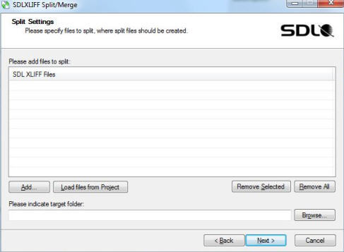 SDL XLIFF Split and Merge latest version - Get best Windows software