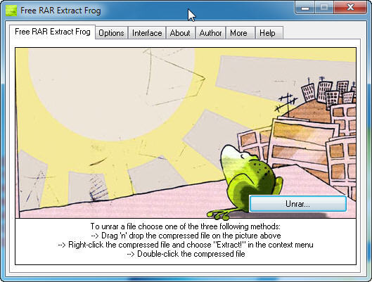 Free RAR Extract Frog - Screenshot #21