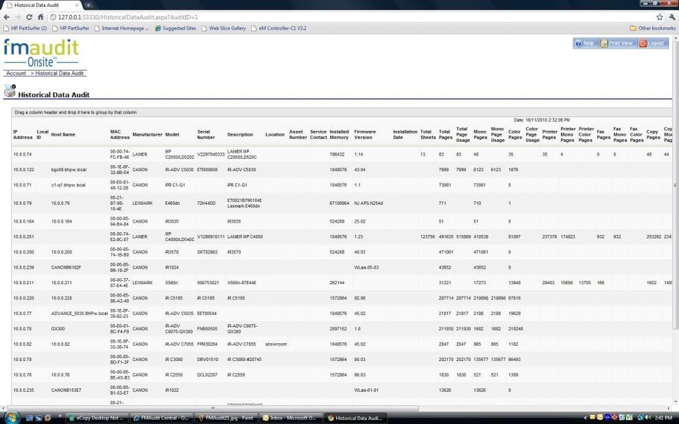 FMAudit Onsite - Screenshot #2