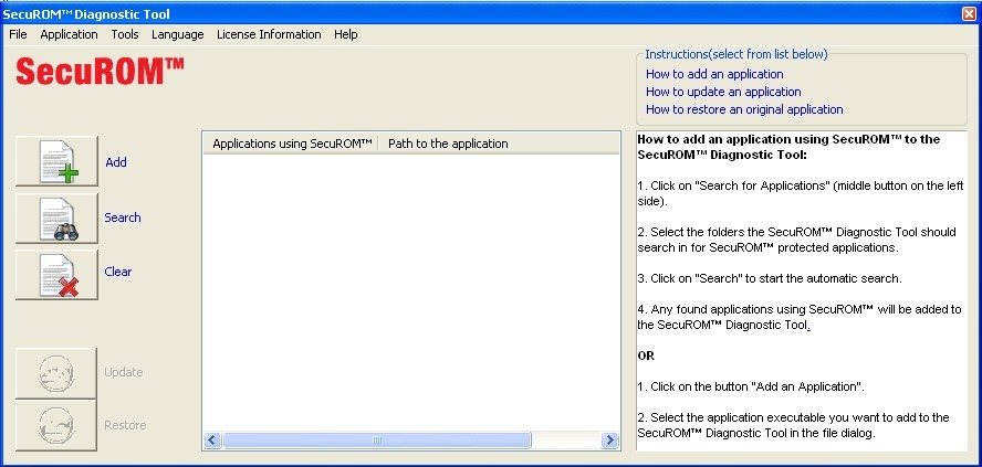 SecuROM Diagnostic Tool - Screenshot #3