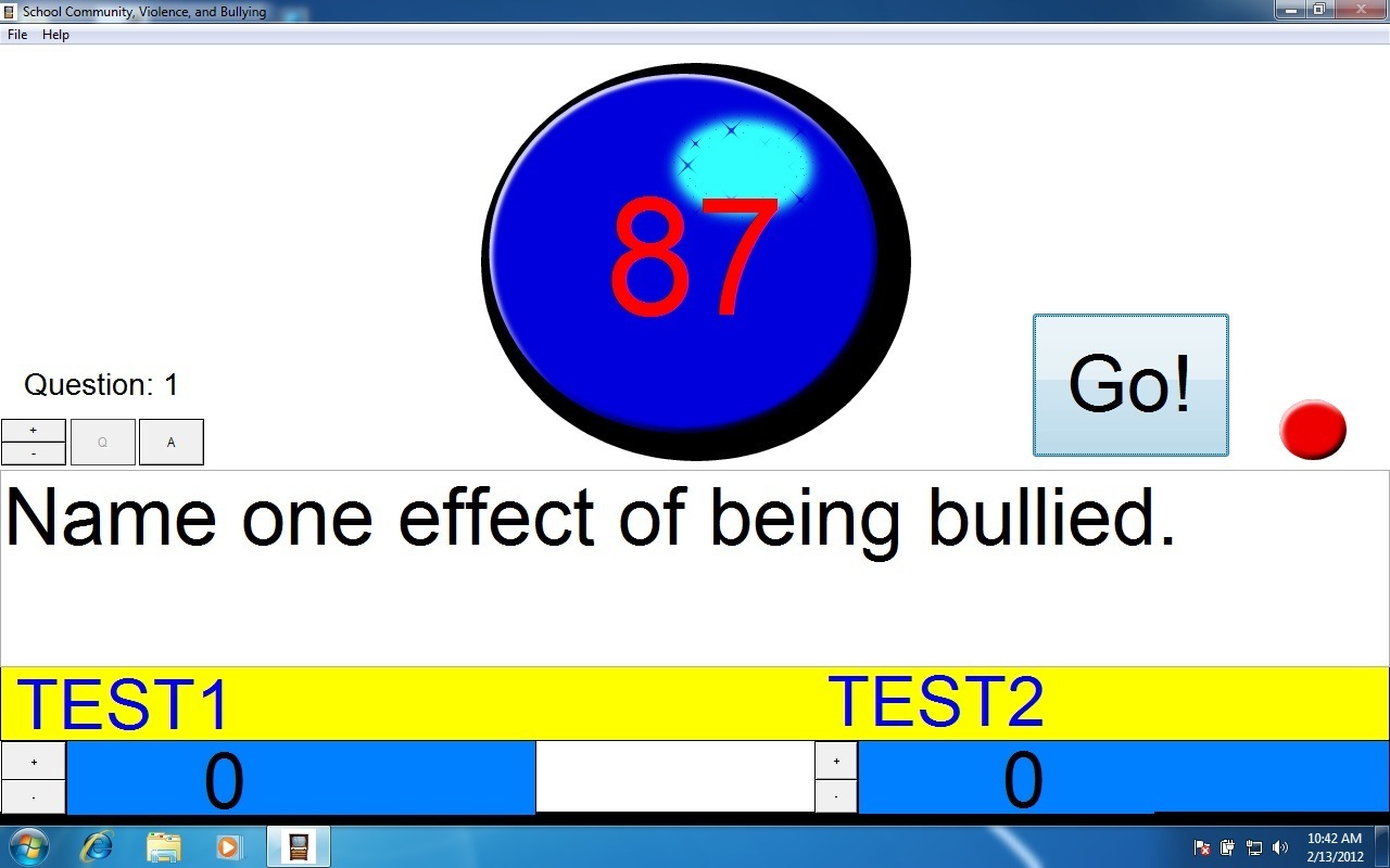 FRS Classroom Game Show - Screenshot #1