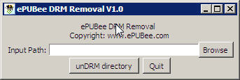 ePUBee DRM Removal - Screenshot #13