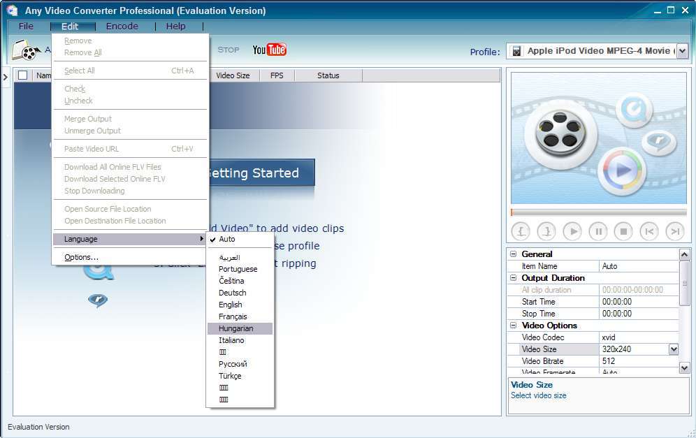 Any Video Converter Professional - Screenshot #25