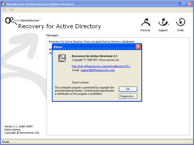Recovery for Active Directory latest version - Get best Windows software