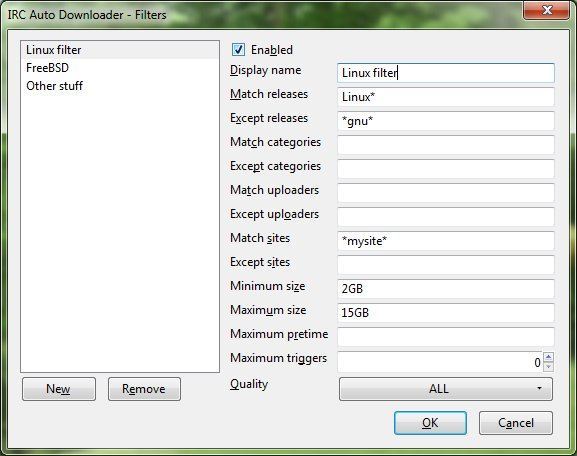 IRC Auto Downloader - Screenshot #3