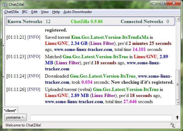 IRC Auto Downloader - Screenshot #2