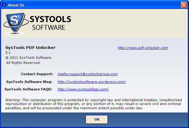 systools pdf unlocker software