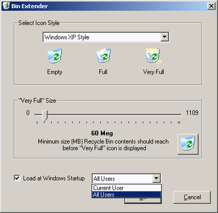 Bin Extender - Screenshot #1