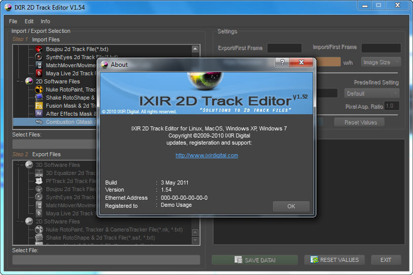 Ixir 2D Track Editor - Screenshot #1