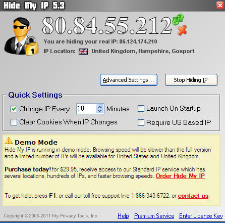 Hide My IP - Screenshot #10