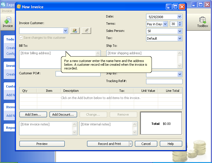express invoice invoicing software for windows