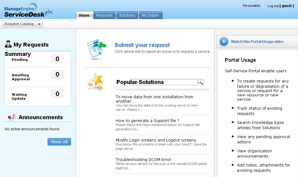 ManageEngine ServiceDesk Plus latest version Get best Windows software