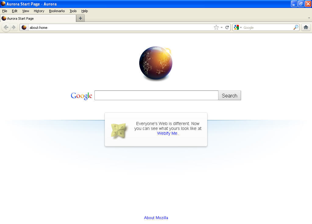 Firefox Aurora - Screenshot #4