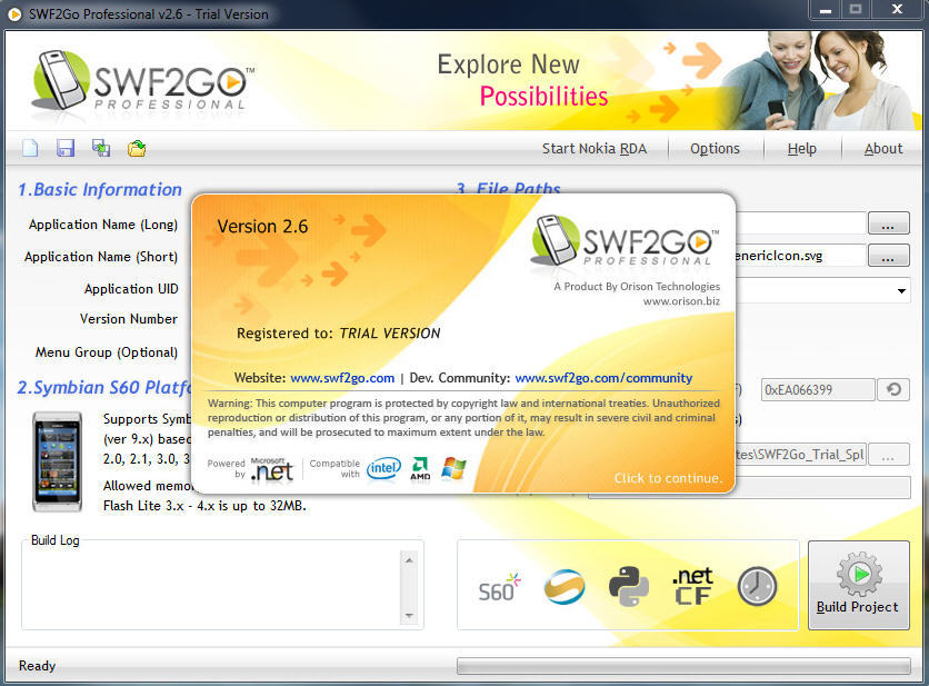 SWF2Go Professional - Screenshot #2