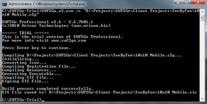 SWF2Go Professional - Screenshot #1