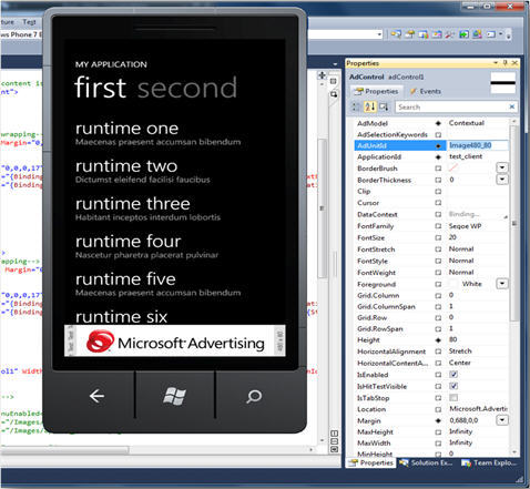 Windows Phone SDK - Screenshot #1