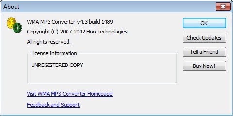 WMA MP3 Converter - Screenshot #2