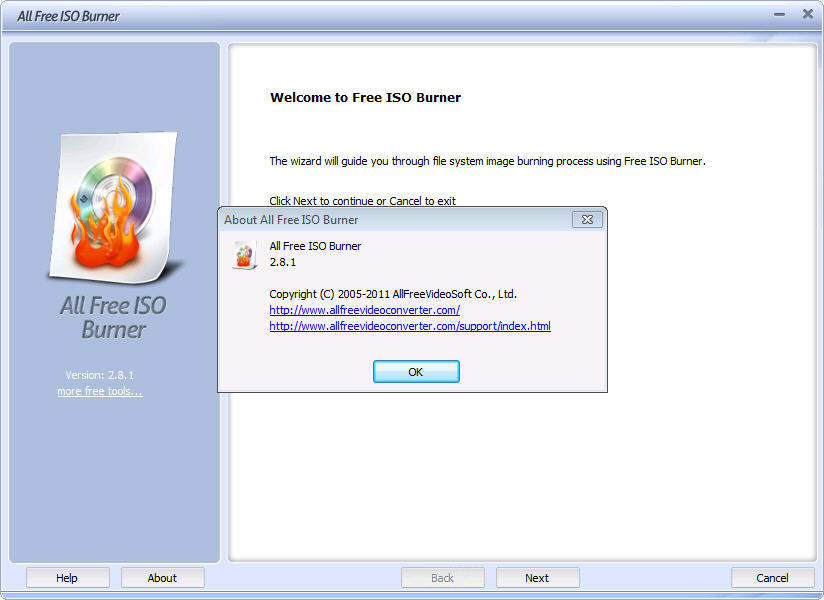 All Free ISO Burner - Screenshot #5