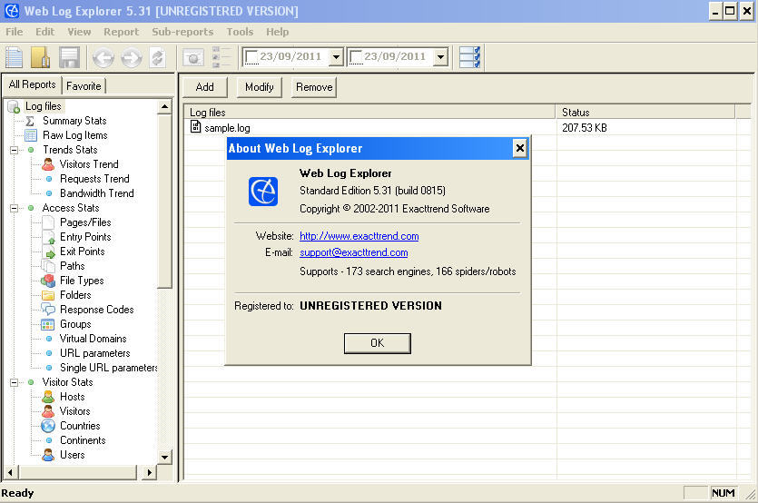 Web Log Explorer latest version - Get best Windows software