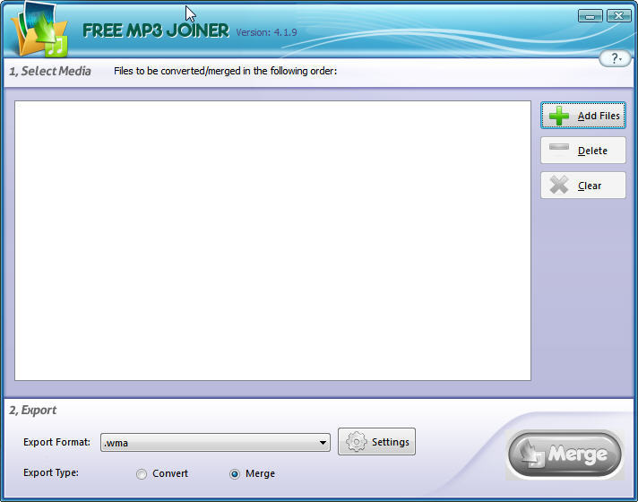 Free MP3 Joiner - Screenshot #21