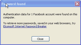 Facebook Password Extractor - Screenshot #6