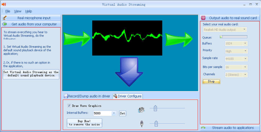 Virtual Audio Streaming - Screenshot #10
