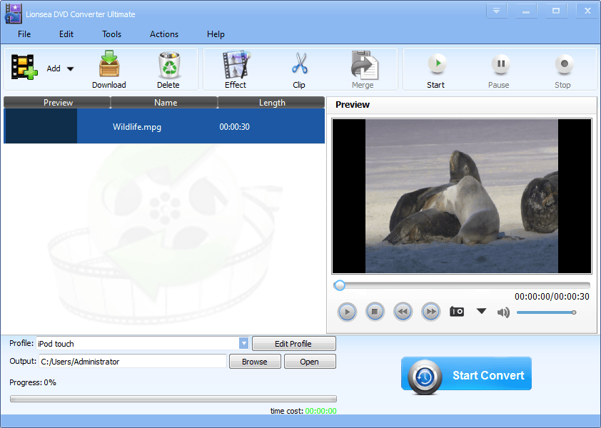 Lionsea DVD Converter Ultimate - Screenshot #2