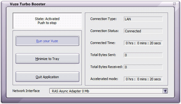 Vuze Turbo Booster - Screenshot #6