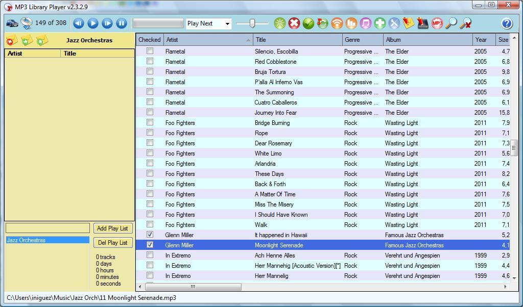 MP3 Library Player - Screenshot #6